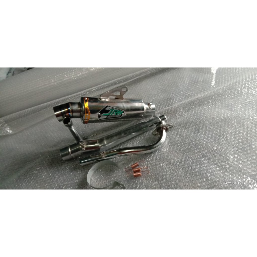 KNALPOT RACING JRM FULL SET SUPRA 125 BLADE KARISMA REVO ABSOLUD