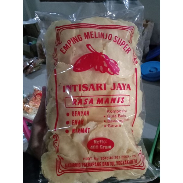 Jual Emping Melinjo Mentah Rasa Manis Kemasan Gram Asli Bantul Shopee Indonesia