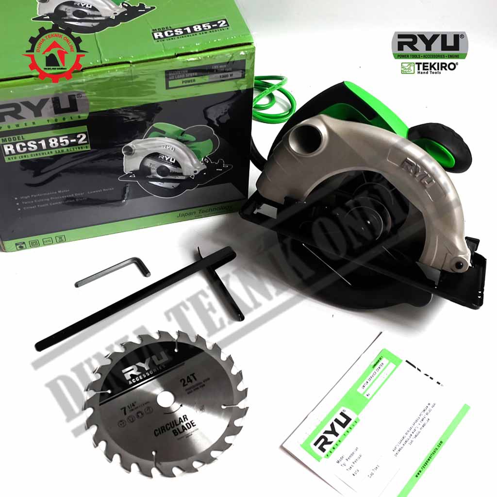 Circular Saw RYU RCS 185-2 / Mesin Potong Kayu / Serkel Circle Sirkel Gergaji Kayu Listrik