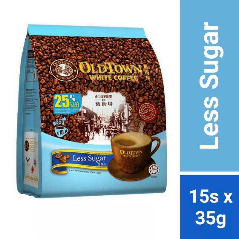 

OLDTOWN 3in1 Less Sugar White Coffee Malaysia (35g x 15 sachet)