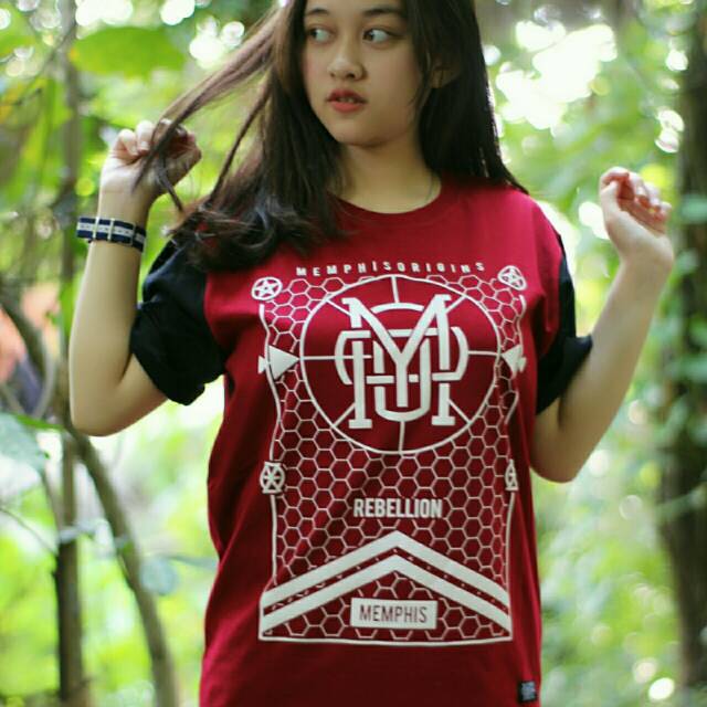 Kaos Distro Lengan Pendek Memphis Origins Original