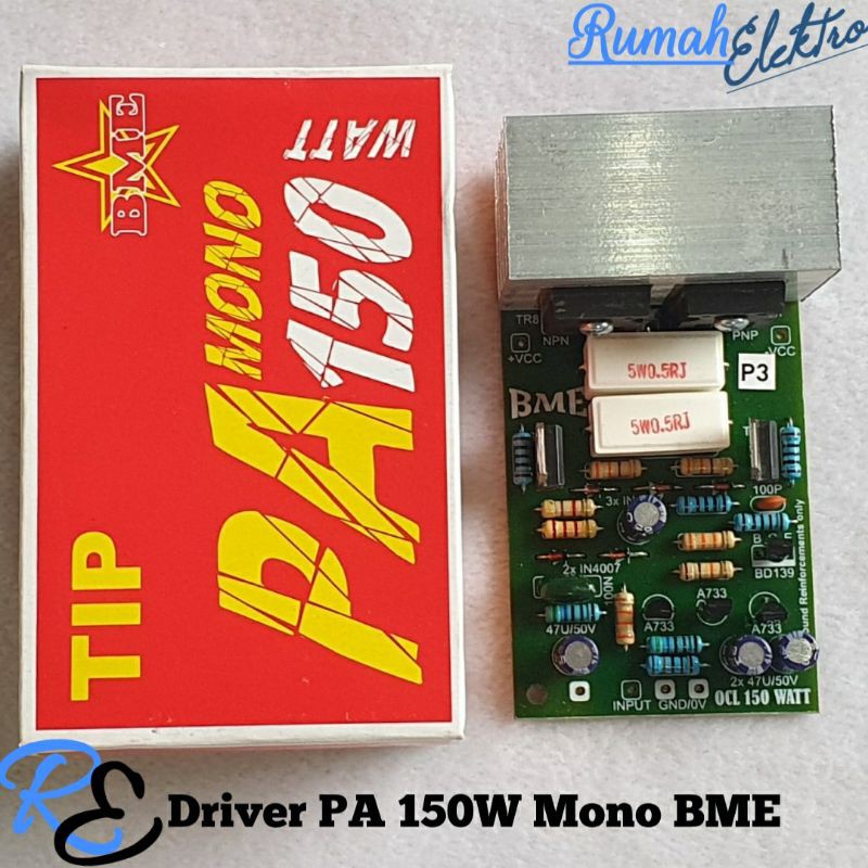 Kit PA OCL 150 Watt Mono Plus TR Final dan Pendingin BME