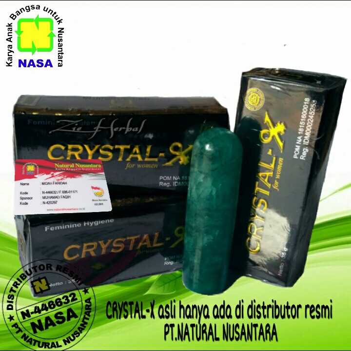 Crystal X/Krystal X/Cristal X/Kristal X/NCX Asli Original PT Natural Nusantara