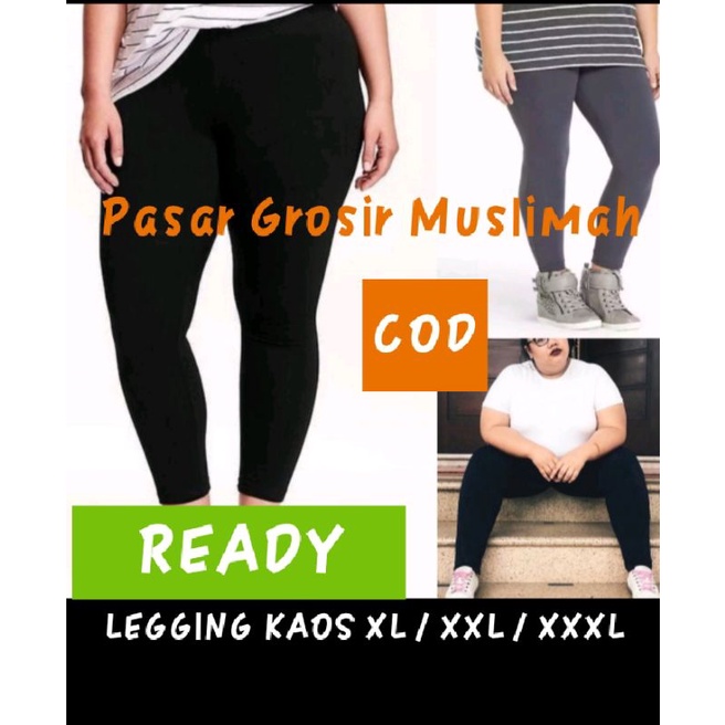 LEGGING PANJANG JUMBO Bahan Rayon Kaos XL / XXL /XXXL Termurah / CELANA LEGGING BAHAN KAOS/RAYON BISA ( BAYAR DI TEMPAT ) COD