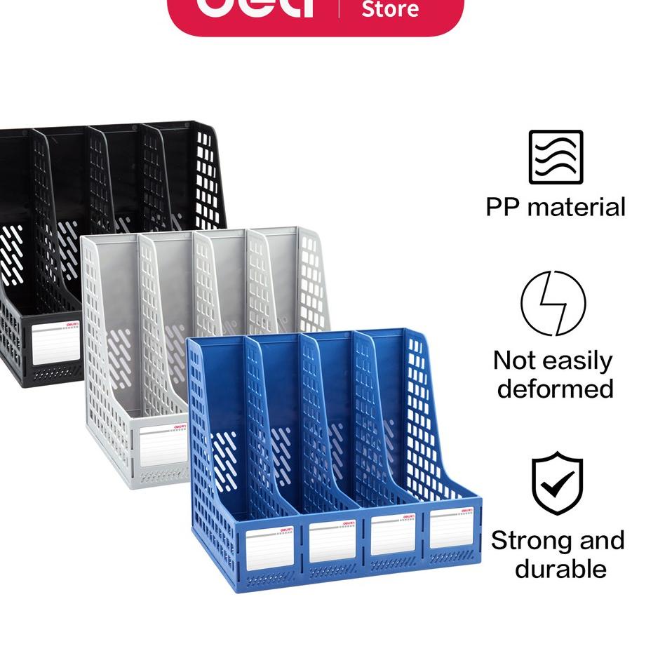 

Special Deli Rak Buku / Box File 4 Sekat Tahan Lama 33777