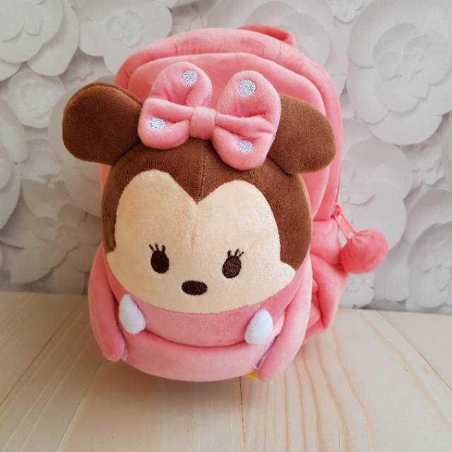 Tas ransel boneka timbul import karakter