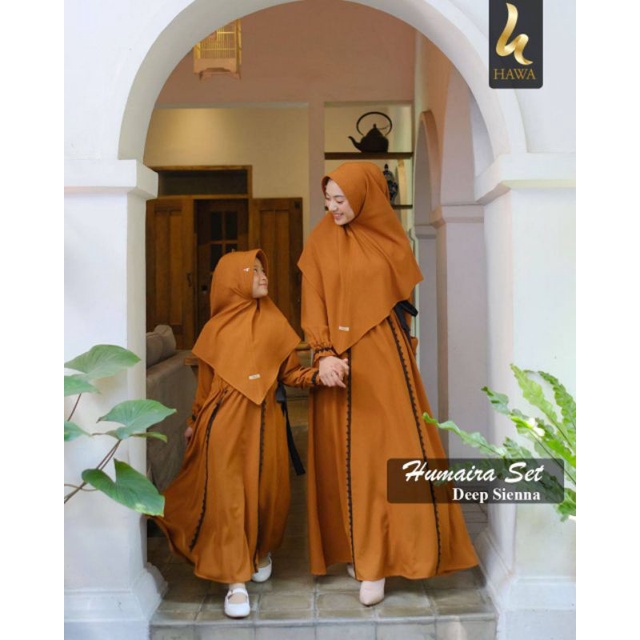 Humaira Set Mom & Kids by Hawa The Label - Baju Gamis Couple Ibu Anak