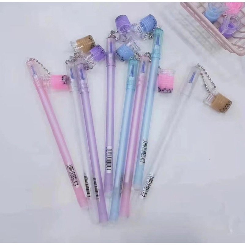 PULPEN GANTUNGAN BOBA / PULPEN GANTUNGAN YAKULT / PULPEN LUCU / PULPEN SEKOLAH