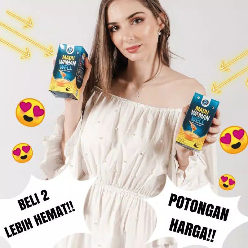 POTONGAN HARGA 2 PCS NEW!! Wamanwell 250gr, Madu Herbal untuk Amandel, Amandel Hilang Tanpa Operasi