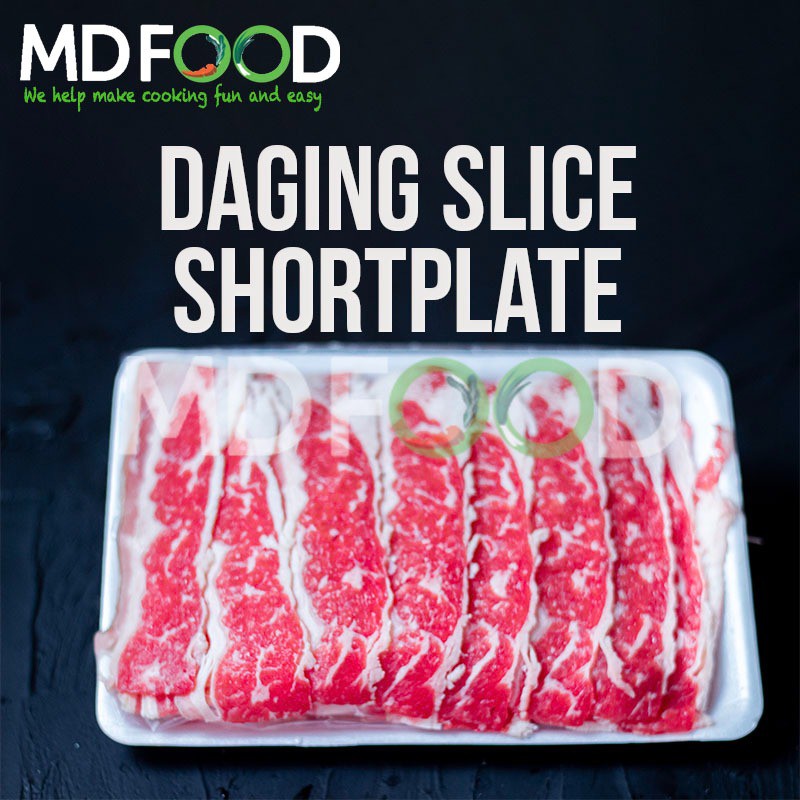 

Daging Sapi Slice Shortplate @500g, @250g Import dari USA