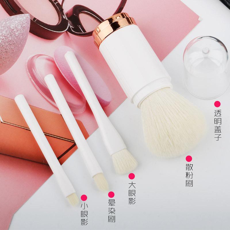 (BOW) Portable telescopic brush kuas makeup