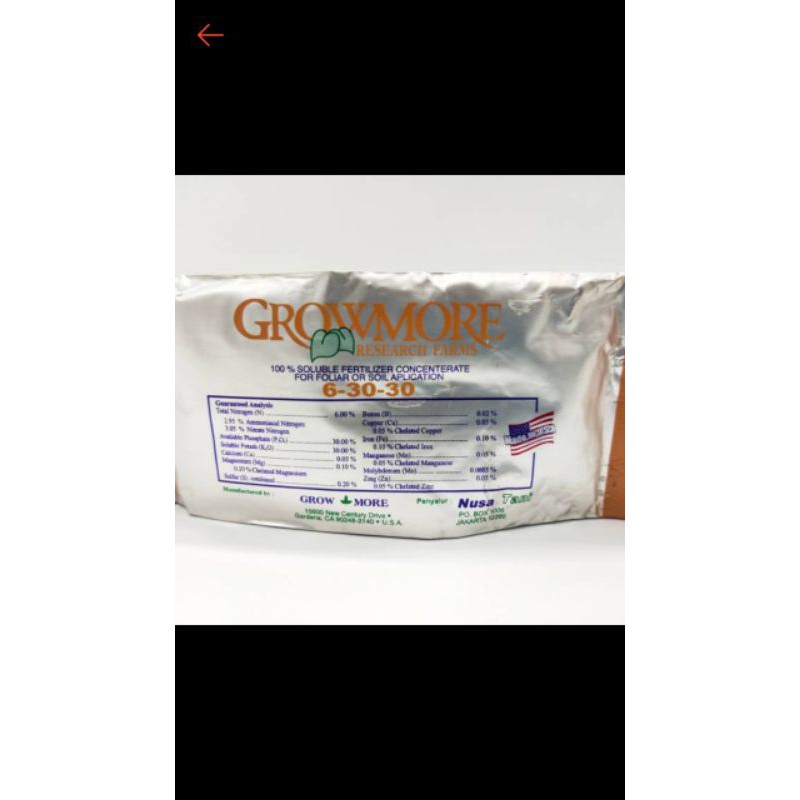 pupuk buah growmore 6-30-30,,pupuk buah murah bagus