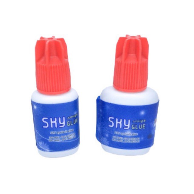 Sky glue s+ / lem eyelash extension red cap tutup merah 5ml dan 10ml