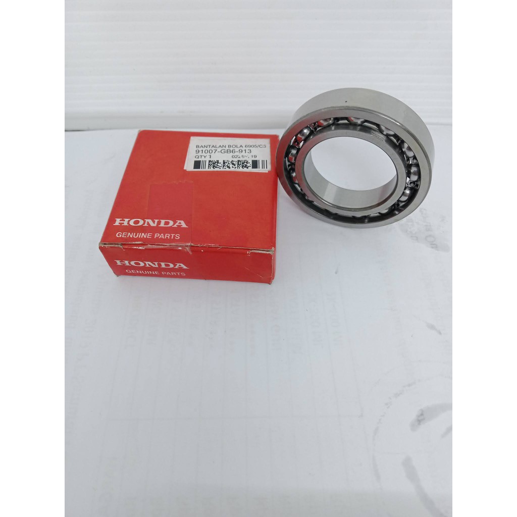 LAHAR LAHER BEARING 6905 ORIGINAL HONDA 91007-GB6-913