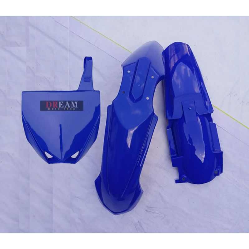 BODY SET TRAIL YZ 85 NEW SPAKBOR DEPAN PAPAN NOMOR SPAKBOR BELAKANG YZ85 NEW