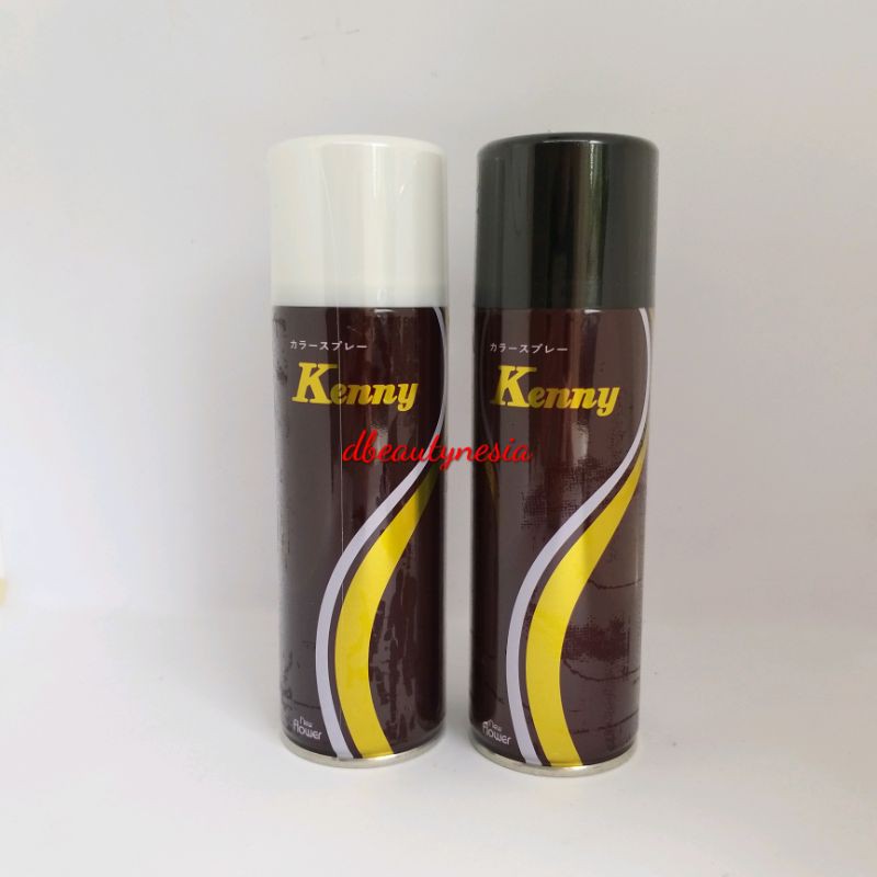 KENNY SPRAY HAIR COLOR JEPANG DARK BROWN/BLACK