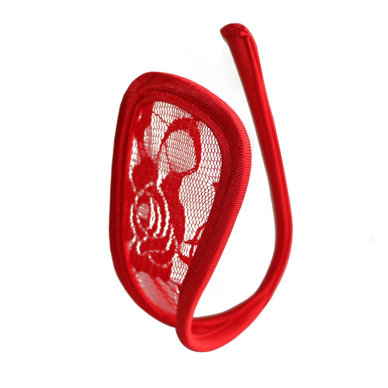 C String Transparant Hollow Lace celana dalam wanita Unik Koteka