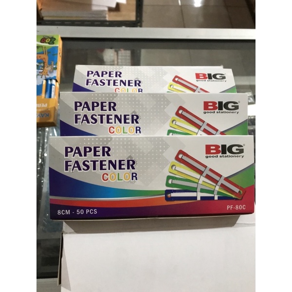 

Paper Fastener Color BIG Isi 50