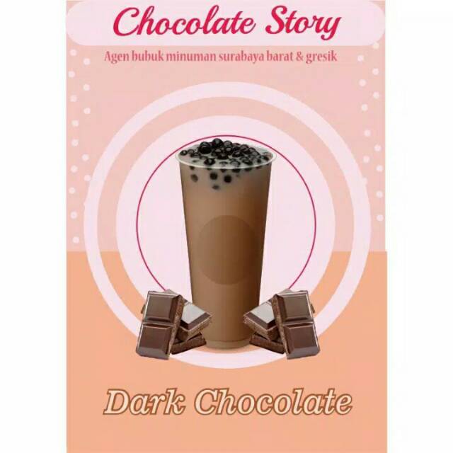 

Bubuk minuman rasa Dark Chocolate