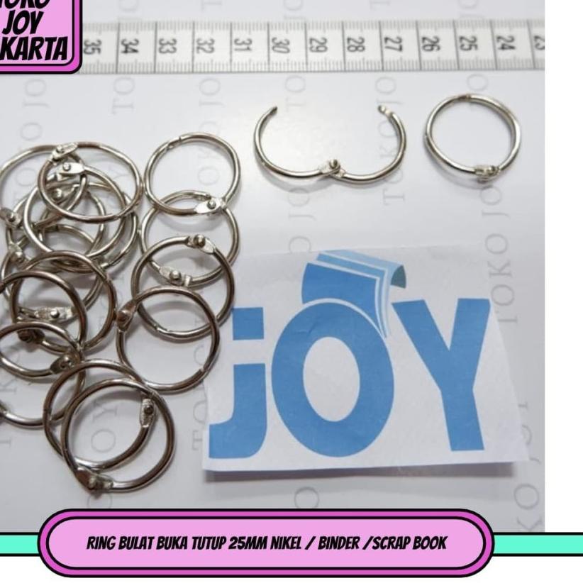 

『STAR』 100pcs RING BINDER 25MM Ring Buka Tutup Mekanik 2,5cm serbuuu !