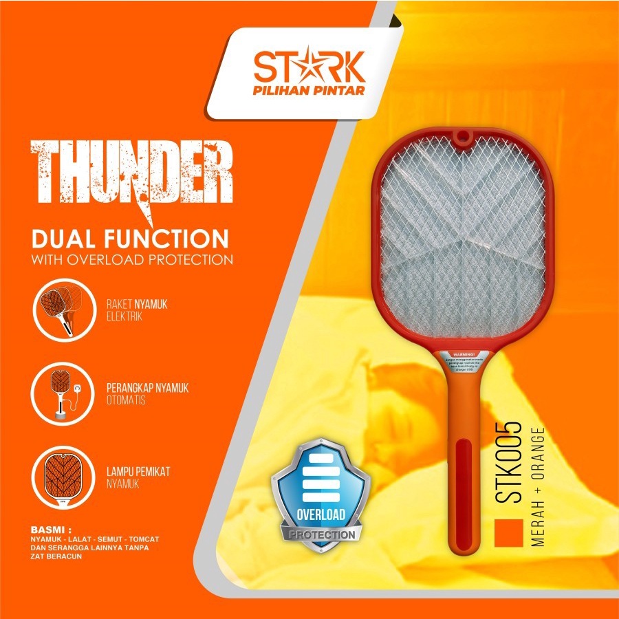 Raket Nyamuk Dual Function STARK STK-005 / Perangkap Nyamuk