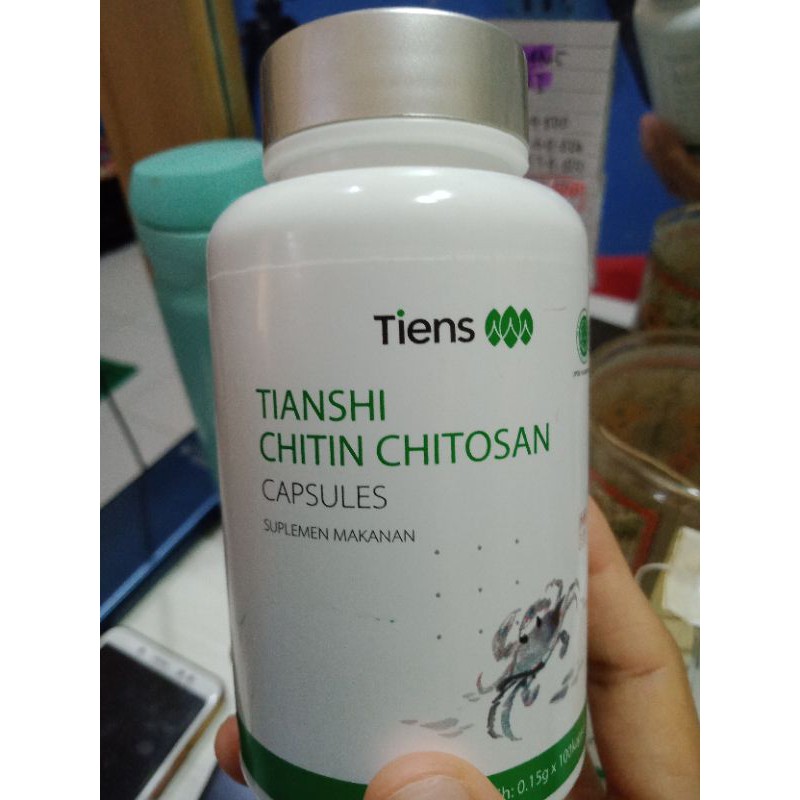 TIANSHI TIENS HITIN CHITOSAN ( MAAG, BUANG KOLESTEROL, SAKIT GIGI, LUKA DALAM & LUAR)