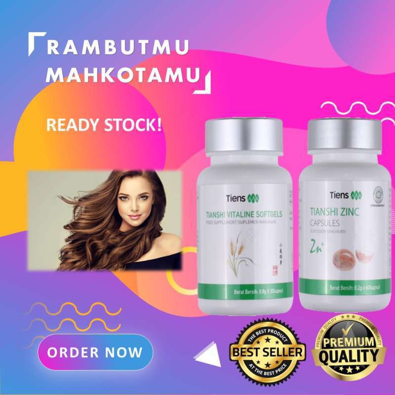 PENUMBUH RAMBUT + SUPLEMENT PENUMBUH RAMBUT ZINC CAPSULES