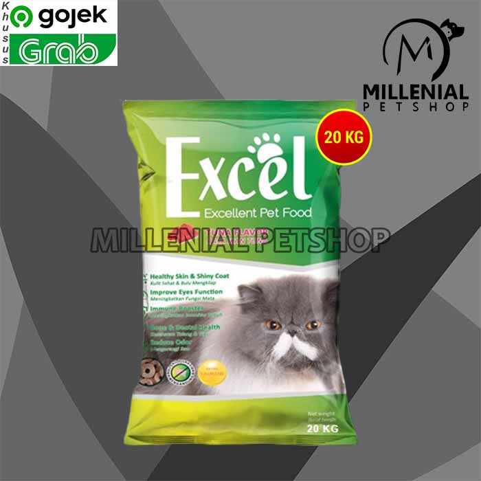 [GOSEND] Makanan kucing Excel 20kg excel karungan 20kg non repack repacking