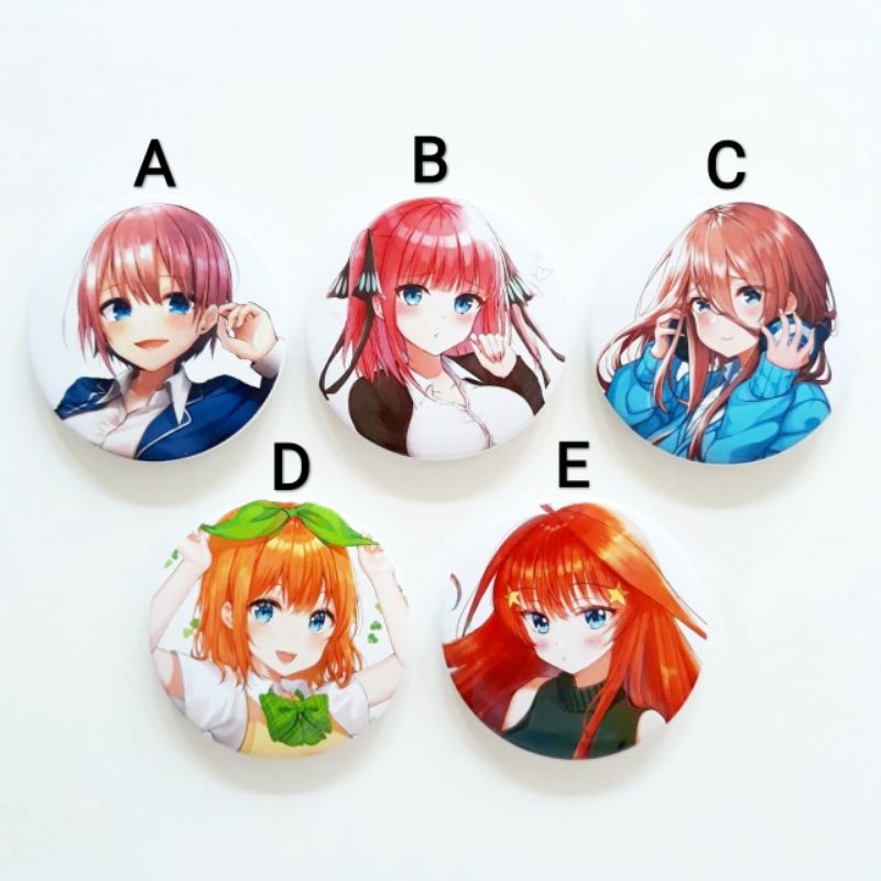 Pin Anime Gotoubun no Hanayome / 5-toubun Merchandise