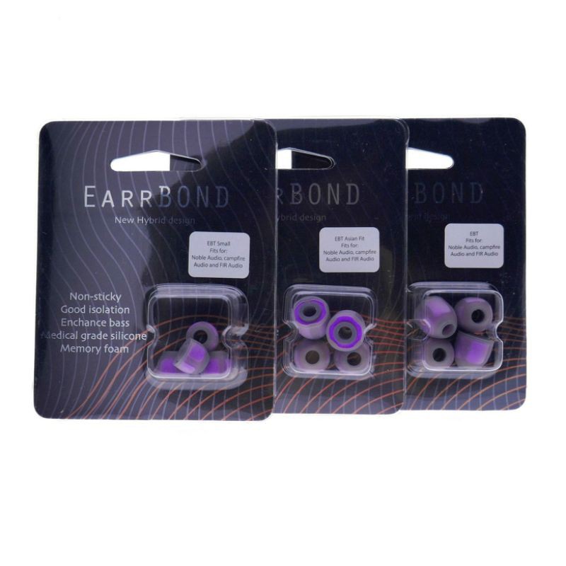 Earbond EBT Earplug Replaceable Memory Foam Silicone Sponge Eartips