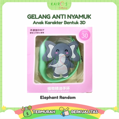 Gelang Anti Nyamuk 3D Jam Tangan Anak Karakter Kartun