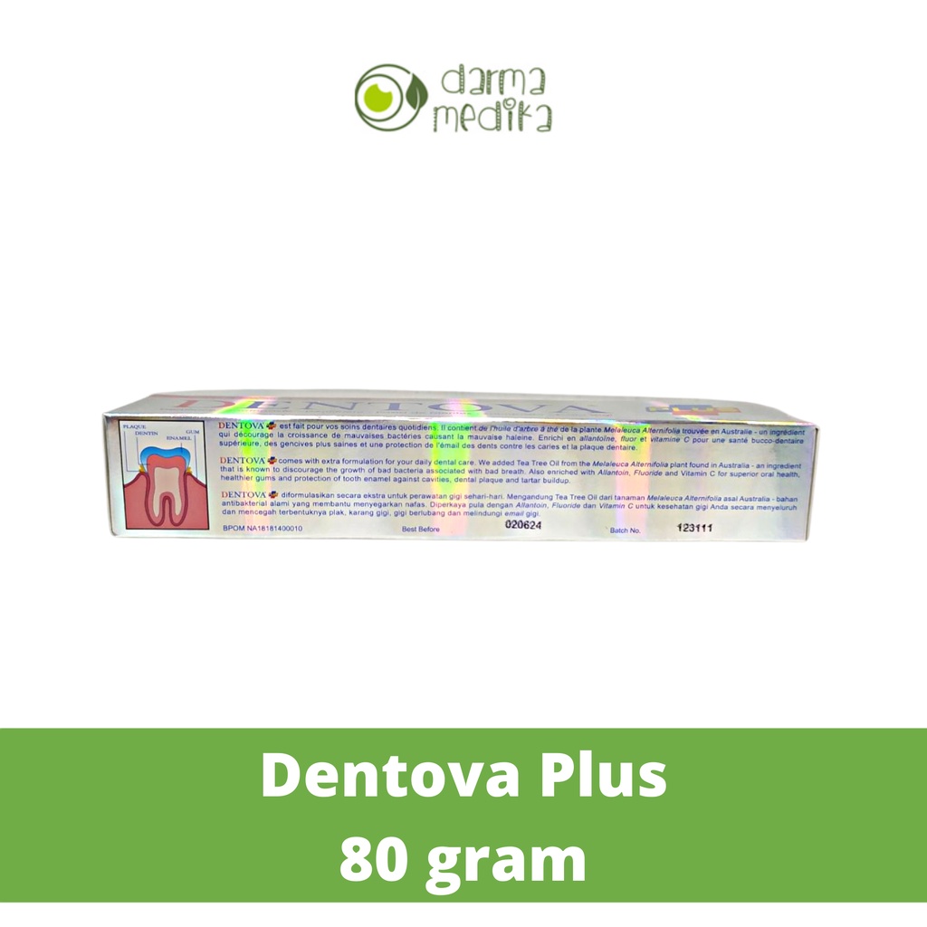 Pasta Gigi Dentova Plus 80 grm 80grm