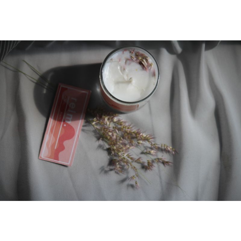 Scanted Candle Lilin Aromaterapi Lilin Wangi Souvenir Hampers Gelas