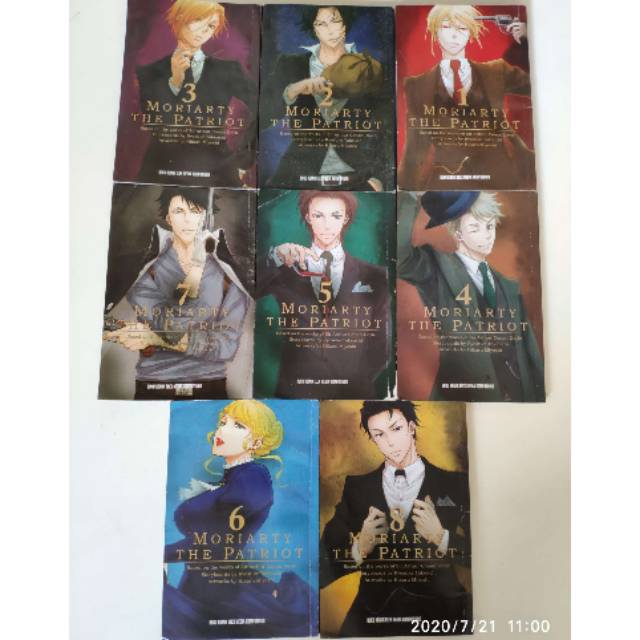 Komik Moriarty The Patriot - Satu Set