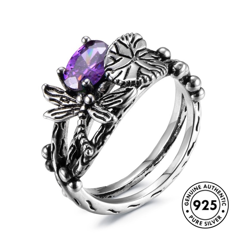 Cincin S925 Silver Gaya Kreatif Untuk Wanita