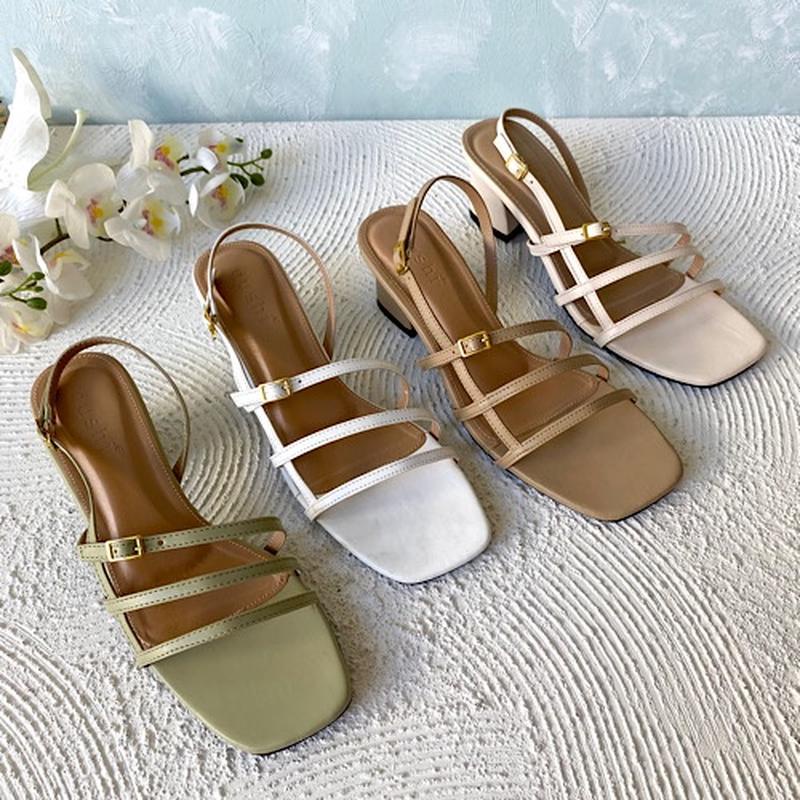 Sendal Sandal Hills High Heels Hels Hitam Korea Transparan Heels Wanita Hak Tahu Zara  Murah Dushi H