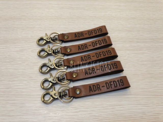 Genuine Leather KeyChain / Kulit Asli / Custom Key Chain