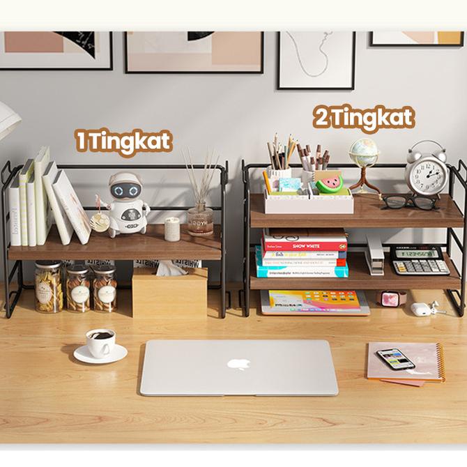 [Sale] Mainland Rak Meja Kerja Minimalis Rak Buku Dekorasi Ruang Kerja Hrb103 [Terlaris]