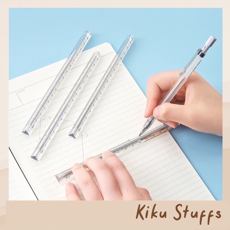 

Penggaris Transparan Aesthetic Transparent Ruler • Kiku Stuffs