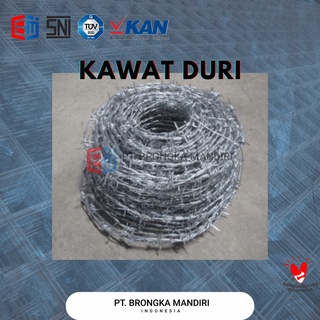 Jual Kawat Duri Galvanis Barbed Wire Kg Shopee Indonesia