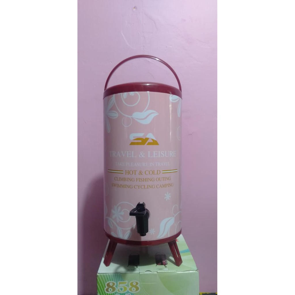 Termos Air / Milk tea bucket 12 liter bisa panas/ dingin