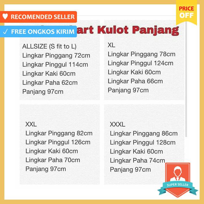 Celana Kulot Panjang Putih