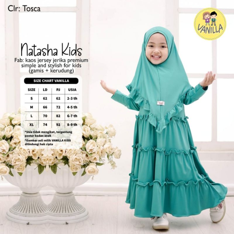GAMIS ANAK NATASHA FREE HIJAB