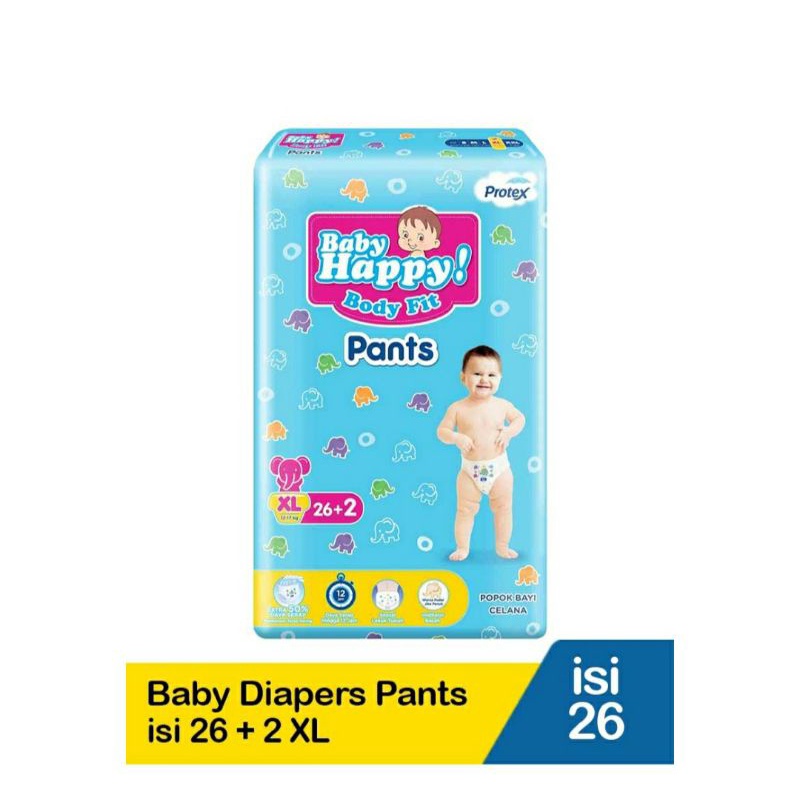 Baby Happy! Baby Diapers Pants 26'S XL