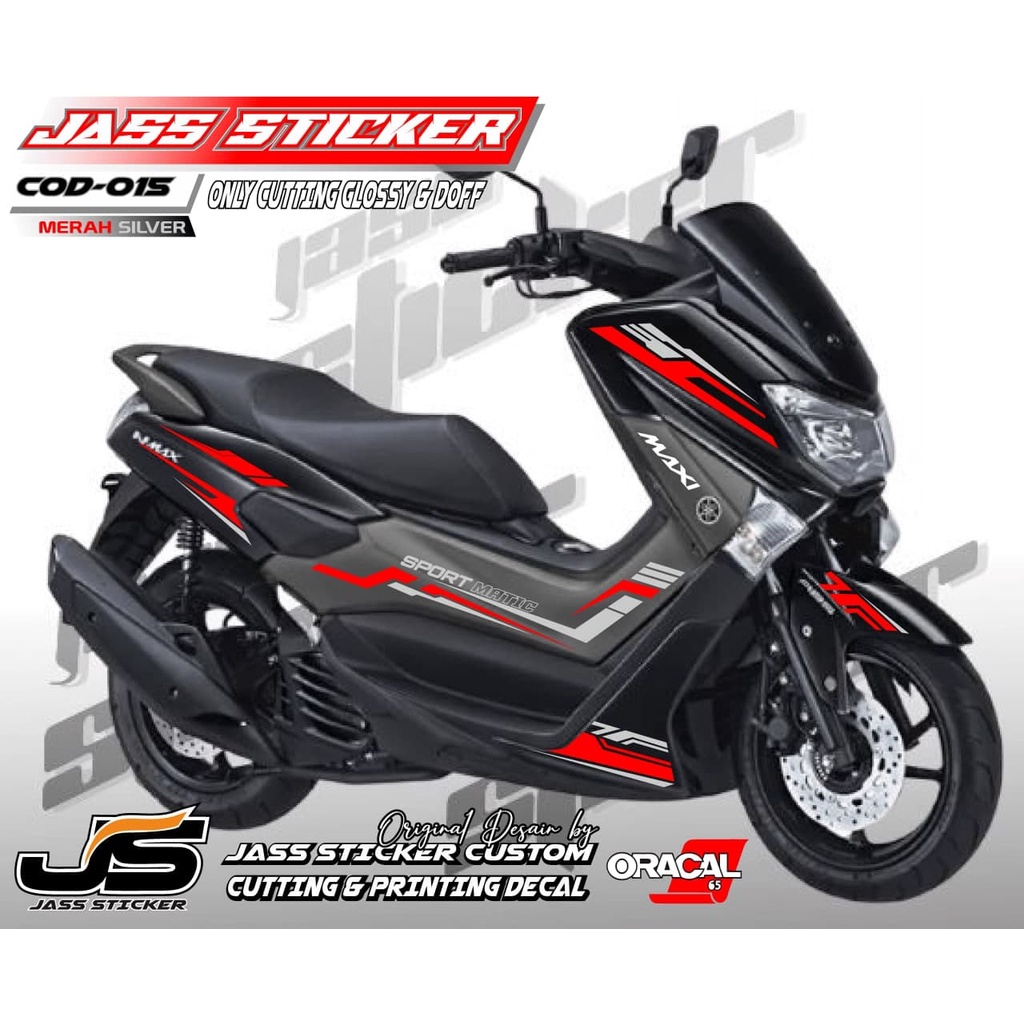 (COD) STICKER CUTTING NMAX / STIKER STRIPING NMAX 2018 / STRIPING VARIASI NMAX/ AKSESORIS MOTOR NMAX