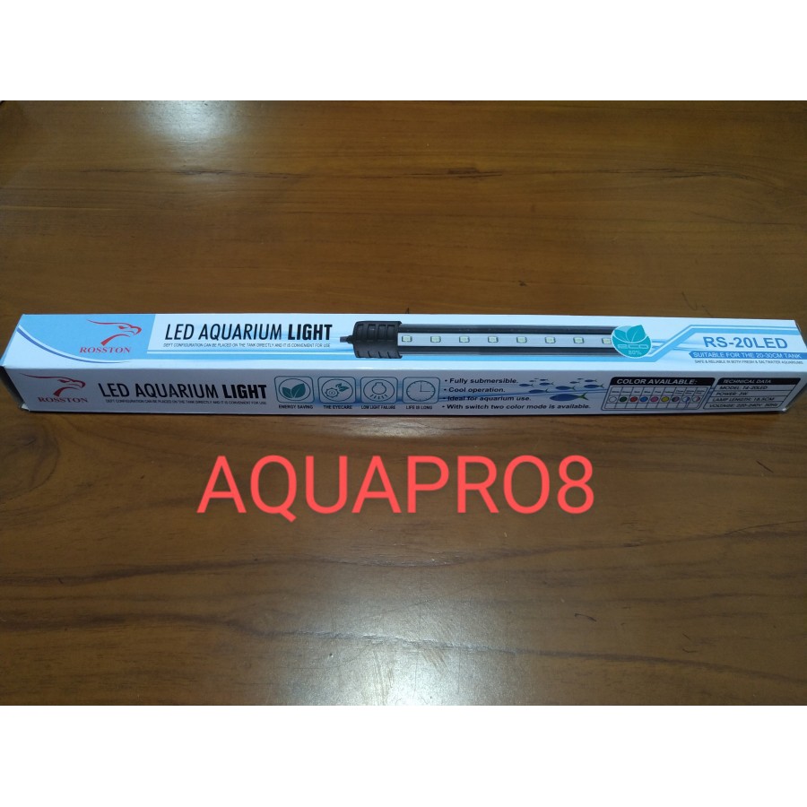 Promo Lampu Rosston/ Hai Long/ Nikita Star/ Amara LED Celup T4 20 LED 20cm