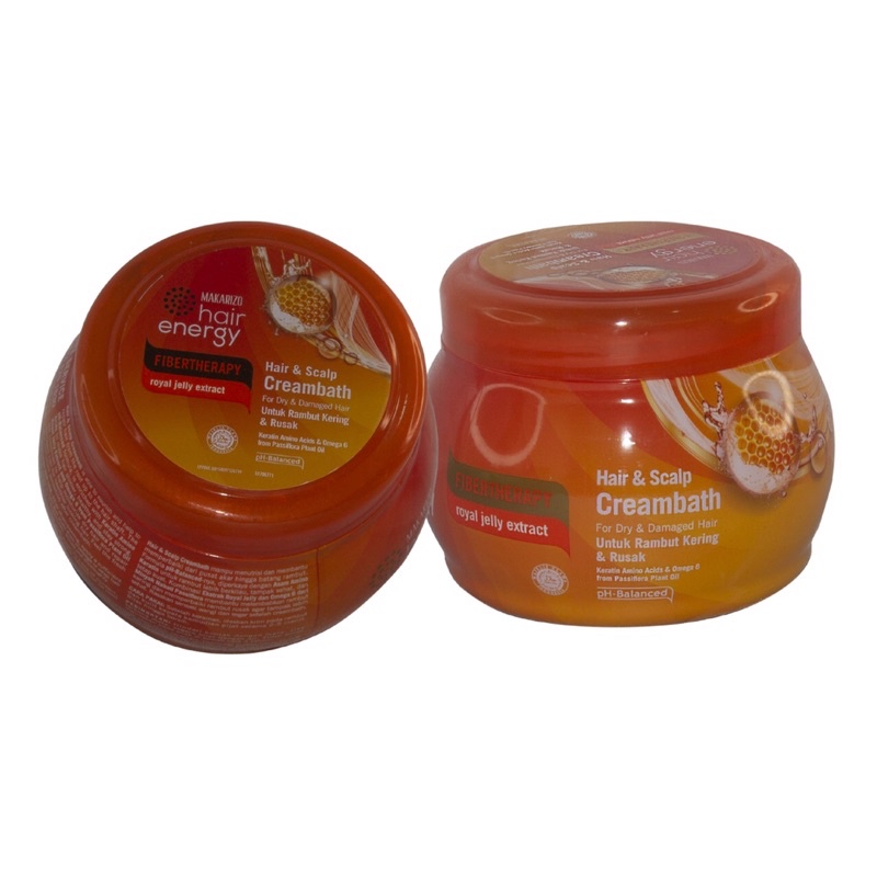 ✿ELYSABETHME✿ 【﻿ＭＡＫＡＲＩＺＯ】 makarizo hair energy creambath fibertheraphy 500 gr JUMBO pot cocok untuk salon hemat