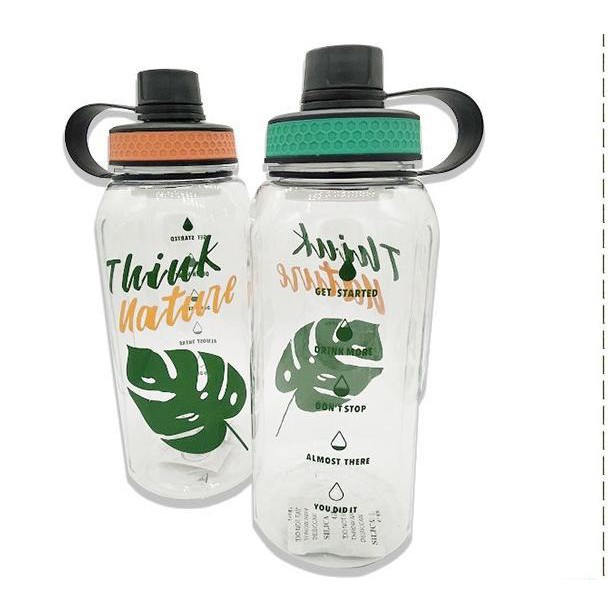 [450gr] BOTOL THINK NATURE 2000 ML / Botol Minum Besar 2 Liter / Drink Bottle-1