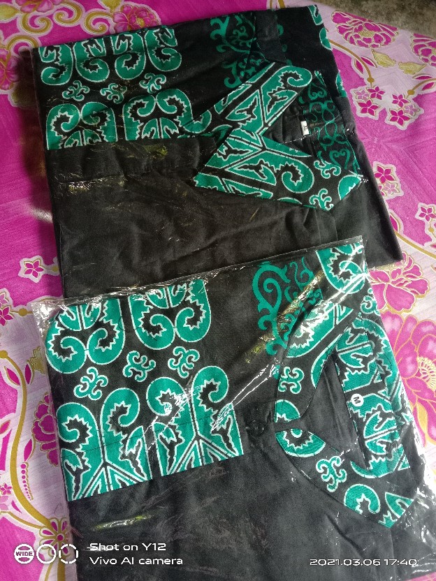 Maura Couple - Sania Ruffle Batik Couple Ori Ndoro Jowi Dnt | Bajumurah | Batiksolo