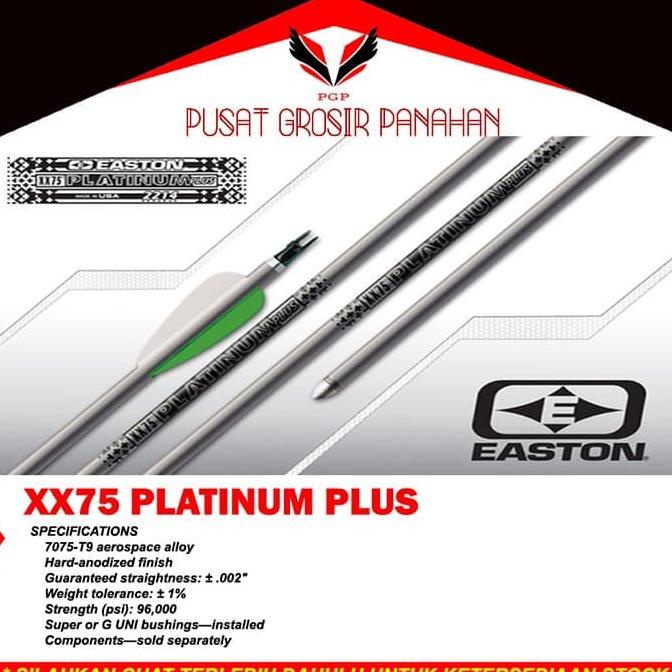 1716 Arrow Platinum PLUS XX75 / EASTON Platinum / Pusat Grosir Panahan